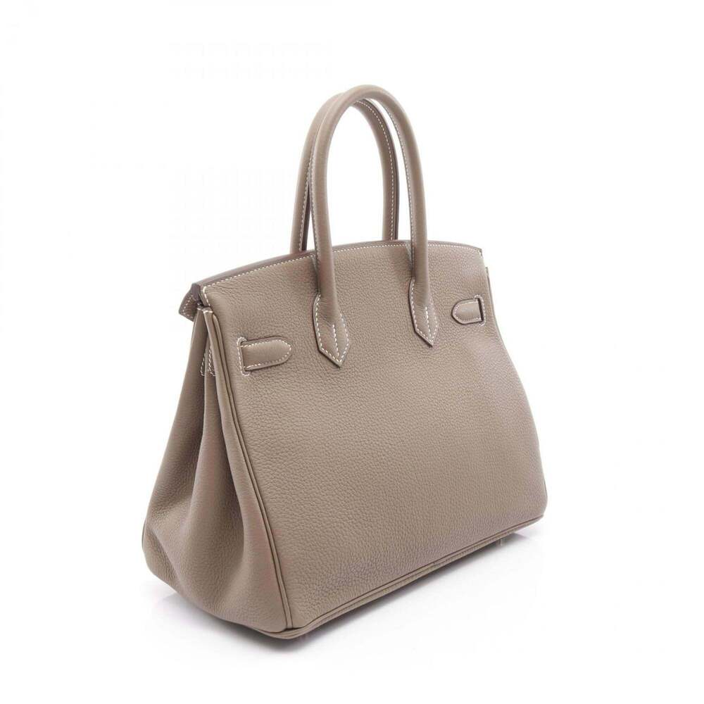 Hermes Birkin 30 Handbag, Leather Togo, Women's, Beige - Picture 2 of 10